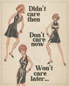 an old advertisement for women's clothing from the 1950's