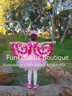 Welcome to Baby/Infants Clothing by Funkids&Us Boutique Sweet and Simply Gorgeous Flamingo Tutu set..... Celebrate your little girls first birthday in style with this Gorgeous Tutu set. Flamingolicious costume is wow!!! Perfect for your little one special event.. The costume Flamingo Tutu, Flamingo Wings, Flamingo Costume, Handmade Tutu, Bird Girl, Bird Costume, Flamingo Bird, Bird Wings, Wings Costume