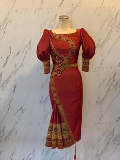 Draping Fashion, Thai Silk, Fancy Dresses Long, Muslim Fashion Dress