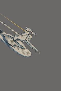 Silver Surfer- Jack Kirby Jack Kirby Silver Surfer, Silver Surfer Jack Kirby, Silver Surfer Pfp, Silver Surfer Aesthetic, Surfer Tattoo, Silver Surfer Comic, The Silver Surfer, Surfer Art, John Buscema