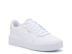 Puma Carina 2.0 Sneaker - Women's - Free Shipping | DSW European Sneakers, Puma Carina Sneakers, Puma Sneakers Womens, Puma White Sneakers, Puma Shoes Women, White Puma Sneakers, Best White Sneakers, White Slip On Sneakers, Puma Carina