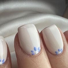 Greek Vibes, Cute Simple Nails, Light Nails, Casual Nails, Short Acrylic Nails Designs, Dream Nails, Cuticle Oil