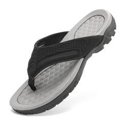 PRICES MAY VARY. Material: EVA + Rubber Sole + PVE band Wide and Thick sole with Arch Support,very comfortable foot feels;PVE band,Not easy to broke Rubber buttom sole,Anti-Skid Arch support Add a extra layer EVA and Rubber Sole between outsole and footbed,give you a comfortable feel every time you slip your feet into the sandals. Salt water would corrodes rubber,Rinsing the slippers with clean water after travel,it will be more durable.If it bothers you,you could spray them or let them air outs Cheap Synthetic Slides For Men, Slippers For Beach, Latest Sofa Designs, Hawaii Party, Shoes Design, Outdoor Slippers, Sole Shoes, New Launch, Mens Slippers