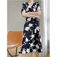 Triacetate Floral Black Dress

Material: Acetate

Size: S, M, L, XL, 2XL, 3XL

Color: Black

Occasion: Leisure, Outdoor, Daily, Vacation



* Pls be careful to choose the size before you order.

* Pls allow little color difference caused by camera and computer monitors. Thank you!

Important Notes:
Please Use Similar Clothing To Compare With Size
1. The size refers to clothing dimensions, NOT your body measurements.
2. Please check the measurement chart carefully. Especially the waist and the hi Summer Interview Outfit, Floral Black Dress, Blue Boho Dress, Korean Shorts, Pink Sleeveless Dress, White Boho Dress, Chiffon Fashion, Black Evening Dresses, Black Sequin Dress