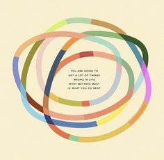 an image of colorful circles with the words you are doing to get a lot of things