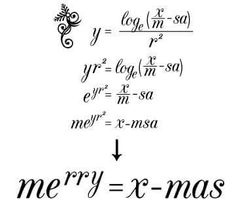 the word merry x - mas is written in black and white