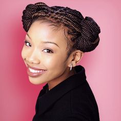 Moesha Hair, Moesha Braids Hairstyles, Moesha Aesthetic, Moesha Hairstyles, Moesha Braids, Black 90s Fashion, 90s Makeup Look, Brandy Norwood, A New Start