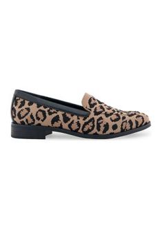 Add a fierce pop of style to any outfit with these leopard-printed loafers from AEROSOLES. | AEROSOLES Women's Emani Loafers, 9M Leopard Print Leather Loafers For Work, Leopard Print Slip-on Loafers For Work, Leopard Print Leather Loafers For Fall, Fall Leopard Print Leather Loafers, Leopard Print Flat Heel Loafers For Work, Fall Leopard Print Loafers With Round Toe, Fall Leopard Print Round Toe Loafers, Leopard Print Leather Loafers With Flat Heel, Leather Leopard Print Loafers With Flat Heel