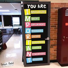 an instagram page for teachers on their cell phone shows the teacher's lockers