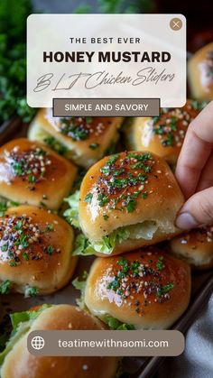 the best ever honey mustard 31 chicken sliders with simple and savory toppings