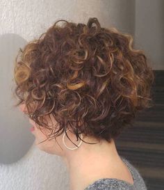 Brunette Bob, Brown Curly Hair, Short Curly Bob, Haircuts For Curly Hair, Hair Help