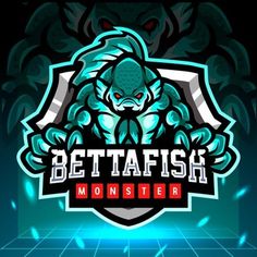 the logo for betafish monsterer is shown in this screenshote image