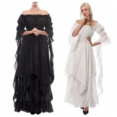 Women Medieval Renaissance Maxi Dress Boho Victorian Ball Gown Halloween Costume | eBay Long Sleeve Corset Dress For Halloween Cosplay, Long Sleeve Corset Dress For Halloween Costume, Long Sleeve Corset Dress For Halloween, Gothic Victorian Dress For Halloween Costume, Gothic Victorian Dress Costume For Halloween, Long Sleeve Vintage Dress For Halloween, Victorian Dress For Halloween Cosplay, Medieval Victorian Dress For Halloween Cosplay, Witchy Corset Dress For Halloween Costume