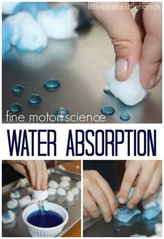 this is an image of fine motor science water