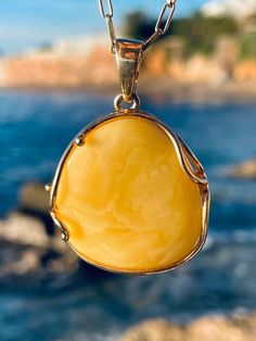 Handmade amber pendant  High quality white amber with 24K gold plated sterling silver 925 Unique Amber Oval Pendant Necklace, Baltic Amber Pendant Jewelry For Gift, White Amber Necklace, Amber Oval Pendant Jewelry, Hallmarked, Silver Baltic Amber Pendant Necklace, Amber Heart, Amber Pendant, Amber Earrings, Cat Pendants