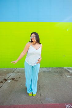 Get some sparkle back in your wardrobe! This easy-to-style tank is a gorgeous light blue color and is covered in fun sequins! The flattering fit and v-neck style make this tank stand out from all the rest. We paired ours with the Aqua Flare Pants. Hello SEQUINS Flattering v-neck style Loose, comfortable fit Pairs well with so many other colors True to size 98% Polyester 2% Spandex Seen styled with: Aqua Flare Pants https://www.aspynandivy.com/products/aqua-flare-pants-extended-sizes?_pos=1&_sid= Chic V-neck Sequin Tank Top, Spring V-neck Sequin Tank Top, V-neck Sequin Tank Top For Spring, Sequin V-neck Tank Top For Spring, Sequined V-neck Tank Top For Spring, Tank Stand, Blue Sparkles, Neutral Outfit, Light Blue Color