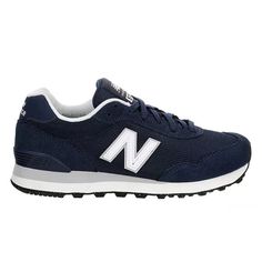 New Balance 515 V3 Women's Running Athletic Gym Shoes Sneakers Midnight Navy/White/Black Women's Sizes 6-11 Enjoy Every Step In The 515 V3 Women's Sneaker From New Balance. This Sneaker Features A Synthetic And Breathable Mesh Upper With Floral Embroidery For Extra Style And A Padded Collar & Tongue For Added Comfort. The Cushioned Comfort Insert Supports Your Feet, While The Traction Outsole Provides Stability And Durability. Synthetic/Mesh Upper Lace-Up Closure Padded Collar/Tongue Cushioned C New Balance Shoes Navy Blue, New Balance 515 V3, Navy Blue New Balance, Colour Wardrobe, Navy New Balance, New Balance 515, Navy Blue Sneakers, Grey New Balance, New Balance Blue