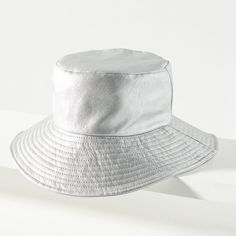 Polyester Spot Clean Imported Dimensions 23.5" Crown, 2" Brim Quick Silver Hat, Anthropologie Winter, Green Bucket Hat, Leather Bucket Hat, Silver Hat, Straw Boater, Leather Baseball Cap, Rancher Hat, Anthropologie Accessories