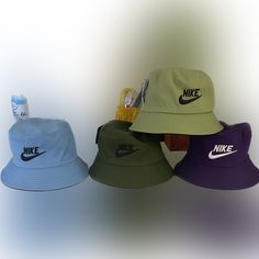 With Tags, Reversible Green Left Only Dark Green Missing Tag But Brand New Casual Reversible Brimmed Hat, Casual Reversible Hats, One Size, Green Bucket Hat For Summer Streetwear, Trendy Reversible Cap, Casual Green Bucket Hat For Streetwear, Casual Reversible Hats, Nike Summer Cap, Nike Snapback Hats For Spring, Nike Casual Cotton Hat