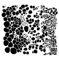 a black and white image of many circles in the shape of a rectangle on a white background