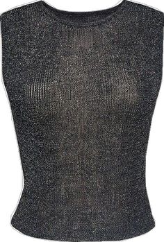 Sheer Tank Top, Punk Vintage, Body Curves, Metallic Fabric, Black Tank Tops, Online Store, Slim Fit, Tank Top, Sleeve Length