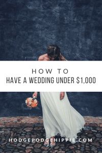 a woman in a white dress standing on rocks with the words how to have a wedding under $ 1, 000