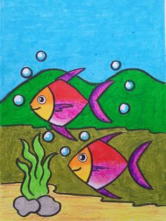 an image of three fish in the water