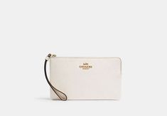 Large Corner Zip Wristlet | COACH OUTLET Coach Wristlet With Wrist Strap For Travel, Coach Wristlet With Wrist Strap For Daily Use, Coach Rectangular Wristlet For Travel, Coach Wristlet With Wrist Strap, Coach Rectangular Leather Wristlet, Coach Leather Rectangular Wristlet, Coach Travel Wallet With Wrist Strap, Classic Rectangular Coach Wristlet, Coach Rectangular Everyday Wristlet