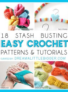 18 Stash Busting Crochet Projects - Dream a Little Bigger Crochet For Profit, Yarn Buddy Free Crochet Pattern, Scrap Yarn Patterns, Crochet Patterns To Make And Sell, Easy Small Crochet Patterns, What Crochet Items Sell Best, Free Crochet Patterns To Sell, Crochet That Sells, Random Things To Crochet