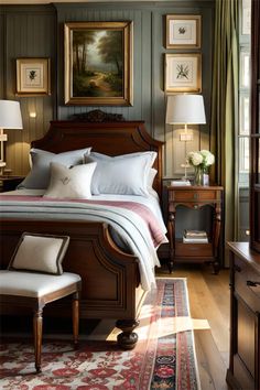 How to Decorate in an English Country Style English Country House Interior, English Country Bedroom, English Country Decor, Country House Interior, English Decor, English Country Style, Country Bedroom, Decor Minimalist, Beautiful Bedrooms