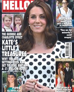 the cover of hello magazine featuring kate and prince william