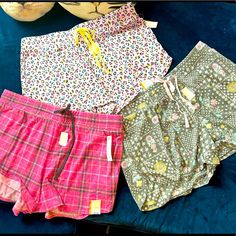 Nwt Lounge Sleep Shorts Lot Of 3 Softest Shorts Ever Size Large 12-14 Cheetah 3 Pairs Of Shorts Lot! All Are Nwt Size Large 12-24 Lots Of Stretch And Seriously The Softest Shorts I’ve Ever Had! I Love Mine! Elastic Waist. Great Length! Pink Plaid, Boho Floral Print, And Pink Rainbow Cheetah! Secret Treasures Price For All! Yellow Cotton Pajama Shorts With Elastic Waistband, Multicolor Short Bottoms For Sleepover, Multicolor Pajama Shorts For Sleepover, Multicolor Short Pajama Shorts For Sleepover, Multicolor Pajama Shorts For Pajama Party, Multicolor Sleepover Shorts, Yellow Short Pajama Shorts For Loungewear, Yellow Short Length Pajama Shorts For Loungewear, Yellow Short-length Pajama Shorts For Loungewear