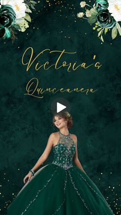 Celebrate a milestone with elegance and style using our Quinceañera Emerald Green & Gold Theme Digital Video Invitation. Perfect for announcing your daughter's Quince Años, this beautifully crafted video invitation blends luxurious emerald green with shimmering gold accents, creating a regal and sophisticated atmosphere. Embrace tradition with a touch of modern convenience – let our Quinceañera Emerald Green & Gold Theme Digital Video Invitation set the tone for a day filled with joy, love, and Emerald Green Invitation Template Blank, Enchanted Forest Invitations Quinceanera, Tinker Bell Quinceanera Theme, Emerald Quinceanera Theme, Enchanted Forest Theme Quinceanera, Gold Quinceanera Theme, Emerald Green Quinceanera Theme, Enchanted Forest Quinceanera Theme, Enchanted Forest Quinceanera