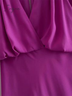 Flare Sleeve Solid Purple V Neck Long Dresses A-line Elegant High Waisted Loose Midi Dress 2023 Woman Casual Ladies Vestidos Size Length (cm) Bust (cm) Sleeve (cm) S 131 90 58 M 132 94 59 L 133.5 100 60.5 NOTE: Please compare the detail sizes with yours before you buy!!! (2.54cm = 1inch) All are measured by hand, so please allow 2-3 cm mistake . Chic Purple A-line Midi Dress, Chic Purple A-line Maxi Dress, Elegant Solid Purple Dresses, Purple Solid Color Midi Dress For Summer, Summer Purple Solid Midi Dress, Summer Purple Solid Color Midi Dress, Chic Purple V-neck Midi Dress, Chic Purple A-line Mini Dress, Purple Dresses For Spring