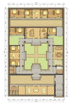 the floor plan for a two story apartment