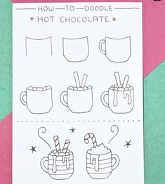 how to doodle for hot chocolate