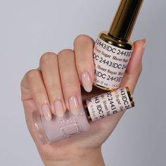 Perfect for creating a milky/sheer appearance, these gels are ideal for any occasion, offering a polished, understated style that complements every outfit! This duo set comes with both gel polish and regular polish. The bottle where you cannot see the color is the gel polish that needs a LED light to dry. The colored bottle is the regular polish that does not need a LED light and only needs to be air dried. Product Type: Sheer Size: 18mL TIP: Applying thick layers of gel color can result in an u Dnd Gel Polish Colors Bridal, Classy Nails Colors, Nail Swatches, Sheer Nails, New Nail Trends, Cnd Nails, Opi Nail Colors, Band Nails, Powder Nail Polish