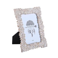 PRICES MAY VARY. QUALITY MATERIAL: This elegant bohemian photo frame is made of resin and moisture-proof MDF board. Back covered with velvet. With high definition glass front cover to protect against dust, moisture, wear and let you read photo clearly. Easy-open tabs on the back let you load your photos quickly ONLY FOR TABLETOP DISPLAY: A versatile kickstand easel lets you display on the table either horizontally or vertically ELEGANT FLORAL CARVING DESIGN: 100% handmade. Hand-carved floral pat Floral Picture Frame, Resin Photo Frame, Picture Frame Table, Jeweled Picture Frame, Resin Photo, Jeweled Picture, Display Family Photos, Elegant Bohemian, Hospital Gifts