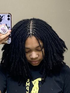 #microlocs How To Retie Microlocs, Sisterlocs Hairstyles For Women, Medium Microlocs, Micro Locs With Extensions, Microlocs Grid, Micro Locs Styles, Short Microlocs Styles