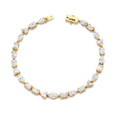 ICE COLLECTION: The SHAY Mini Mixed Diamond Tennis Bracelet. Details: 18K Gold: 7.5gr White Diamonds: 5.62cts Available in Rose, Yellow, White or Black Gold Natural, untreated gemstones CONTACT us to further customize Standard Size: 6.5in Closure: Box with Tongue & Safety Clasp Product Number: SB451 Not sure of sizing? See our chart HERE. All products are made to order within 4 - 6 weeks. All GBP & EUR pricing includes duties & taxes. We offer complimentary International shipping and 2 day shipp Shay Jewelry, Pave Bracelet, Diamond Tennis Bracelet, Jewelry Accessories Ideas, Rose Yellow, Diamond Bangle, Tennis Bracelet Diamond, Bracelet Collection, Diamond Bracelets