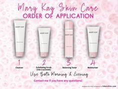 Mary Kay Order Of Application Skin Care, Facial Order Of Application, Mary Kay Survey, Mary Kay Display, Mary Kay Car, Mary Kay Facial, Mary Kay Office, Mary Kay Products, Mary Kay Inspiration