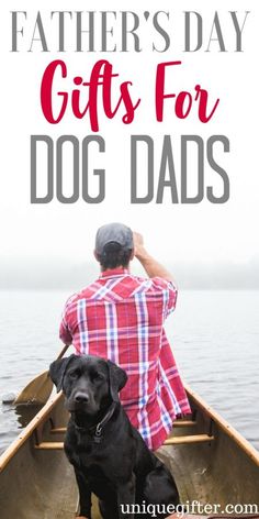 father's day gifts for dog dads on the water in a row boat