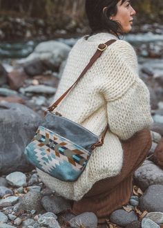 Introducing our Tofino Crossbody - a bag where, like its namesake, bohemia meets rugged utility. Made from durable & water resistant waxed canvas and featuring a front pocket made from our newest most beautiful luxury wools from the historic Pendleton Mills. The Tofino Crossbody is a bag that can hold its own on a back country trail or city streets. • Made from American made waxed canvas• Featuring luxury blanket weight front wool pocket lined with waxed canvas• Brown cowhide leather adjusta Luxury Rugged Bags For Everyday Carry, Leather Pendleton Purse, Luxury Wool Bag For Everyday Use, Pendleton Crossbody Purse, Pendleton Leather Bag, Pendleton Bag Pendleton Woolen Mills, Pendleton Bag, Tote Bag Outfit, Handbag Ideas