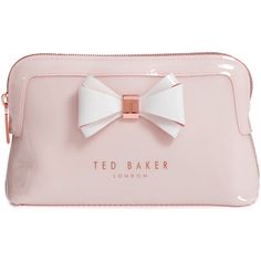 Ted Baker London Aimee Cosmetic Case ($23) ❤ liked on Polyvore featuring beauty products, beauty accessories, bags & cases, mid pink, ted baker, ted baker makeup bag, cosmetic purse, makeup purse and purse makeup bag Ted Baker Makeup, Pink Makeup Bag, Makeup Purse, Toiletry Kit, Travel Kit, Pink Makeup, Travel Toiletries, Travel Kits, Accessories Bags