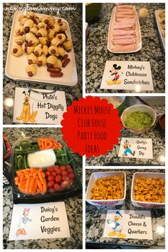 mickey mouse club house party food