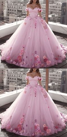 Off Shoulder Floral Flowers Ball Gown Wedding Dresses Tulle Beaded Princess Tulle Quinceanera Dress For Sweet 16, Tulle Quinceanera Dress For Debutante Ball, White Ball Gown For Sweet 16, White Princess Gown For Debutante Ball, White Ball Gown With Sweetheart Neckline For Quinceanera, Princess Tulle Wedding Dress For Quinceanera, White Princess Quinceanera Dress, White Princess Ball Gown For Prom, White Quinceanera Dress With Sweetheart Neckline For Debutante Ball