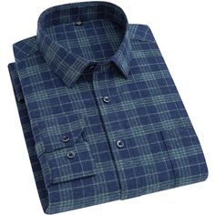 You will look captivating when graced in this casual-styled fashion shirt for men that is neatly designed with a single-breasted closure and a turndown collar. The standard fitting checkered shirt has a plaid pattern and full length regular sleeves. It's a pure cotton made shirt that is fashioned from a flannel fabric with a single patch pocket.

Specifications
Brand Name: GeraldBlack
Origin: CN(Origin)
Material: Cotton
Shirts Type: Casual Shirts
Sleeve Length(cm): Full
Collar: Turn-down Collar Check Shirt Man, Check Shirts, Checkered Shirt, Turndown Collar, Flannel Fabric, Formal Shirts, Plaid Pattern, Shirt Sleeves, Types Of Shirts