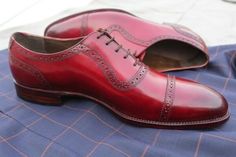 Crafted Leather Burgundy Leather Classic Men Oxford Dress Shoes on Storenvy Red Oxford Oxfords With Leather Sole, Red Oxfords With Leather Sole, Cap Toe Dress Shoes With Stitched Sole For Office, Fitted Leather Shoes With Stitched Sole For Office, Office Dress Shoes With Cap Toe And Stitched Sole, Elegant Semi-formal Leather Shoes With Stitched Sole, Fitted Oxford Leather Shoes With Leather Sole, Fitted Dress Shoes With Stitched Sole For Office, Red Sole Wingtip Leather Shoes For Office