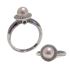 Material: solid sterling silver, Rhodium plated, cubic zirconRequired pearl:6-7mm (the pearl in the picture is 6mm round pearl)Size: adjustable0.9mm pin for half drilled pearl or bead The listed price is only for the setting, without any pearl or beadDISCOUNTS ON LARGE ORDERSGet 10% off for order $50-$99Get 15% off for order $99-$199Get 20% off for order $200-$399Get 25%off for order $400 and moreFor order over 300 dollars will be shipped by FEDEX or TNT for free.All the discounts will be effect White Gold Pearl Ring With Halo Setting For Promise, Cubic Zirconia Pearl Ring With Halo Setting, Pearl Ring With Halo Setting And Cubic Zirconia, Silver Pearl Ring With Prong Setting, Silver Diamond Pearl Ring With Halo Setting, Silver Pearl Ring With Halo Setting, Silver Solitaire Pearl Ring, Silver Round Solitaire Pearl Ring, Diamond White Pearl Ring With Halo Setting