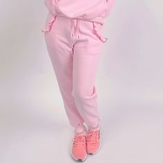 Pink Soufflé Sweatpants *pre order* – Miss Candyholic Pink Drawstring Loungewear Pants, Pink Drawstring Pants For Loungewear, Pink Drawstring Lounge Pants, Pink Bottoms With Elastic Cuffs For Spring, Pink Athleisure Joggers With Drawstring, Casual Pink Sweatpants For Jogging, Pink Drawstring Sweatpants For Loungewear, Pink Drawstring Casual Joggers, Comfy Pink Bottoms For Loungewear